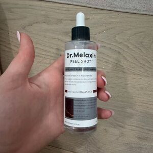 Dr. Melaxin Peel Shot Exfoliant - Clear Bottle with Black Dropper